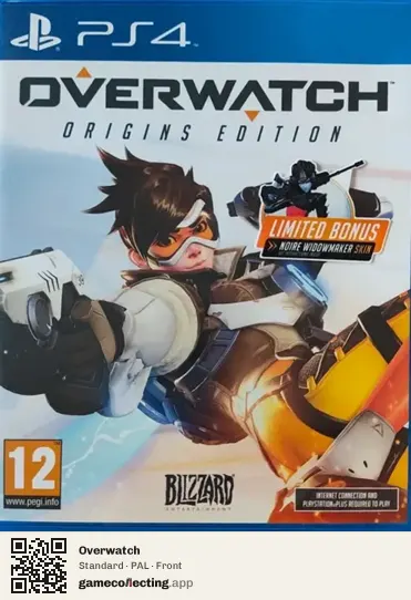 Overwatch PlayStation 4, PAL box front