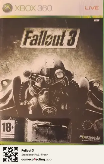 Fallout 3 Xbox 360, PAL box front