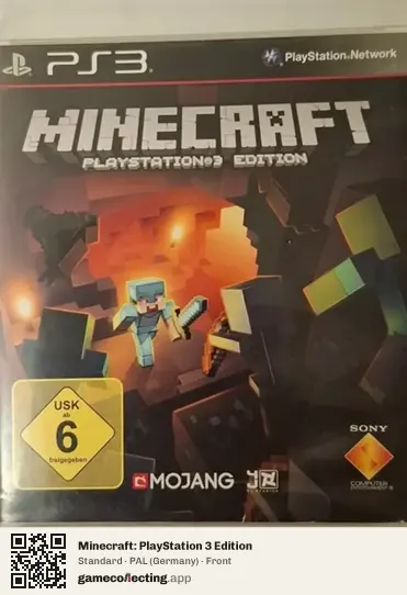 Minecraft: PlayStation 3 Edition PlayStation 3, Germany box front