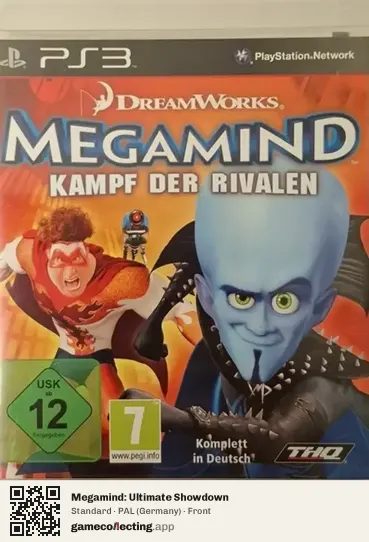 Megamind: Ultimate Showdown PlayStation 3, Germany box front