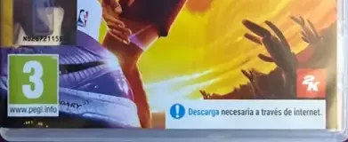 NBA 2K23, the PEGI square on its front