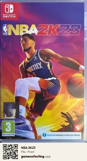 NBA 2K23 Nintendo Switch, PAL box front