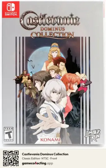 Castlevania Dominus Collection Nintendo Switch, NTSC box front