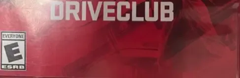DriveClub, the ESRB box on its front