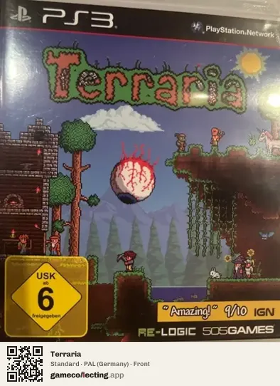 Terraria PlayStation 3, Germany box front