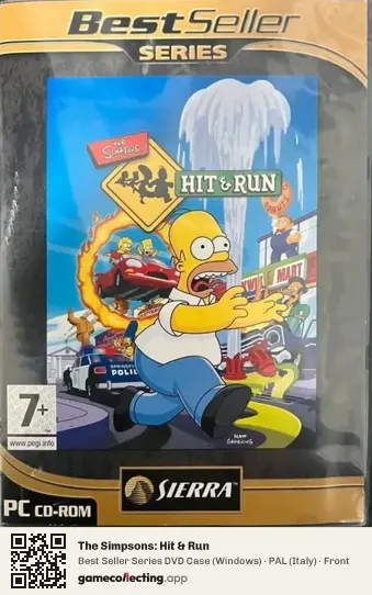 The Simpsons: Hit & Run Computer, Italy box front