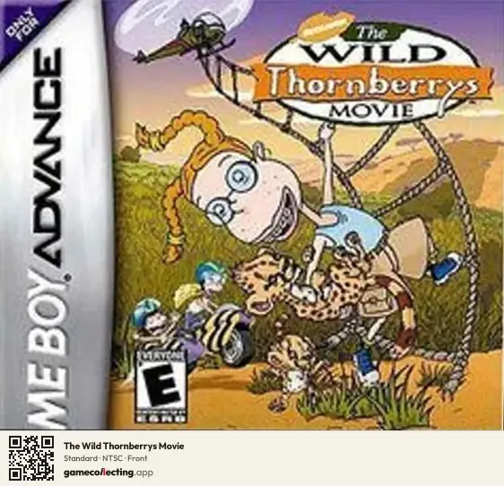 The Wild Thornberrys Movie Game Boy Advance, NTSC box front