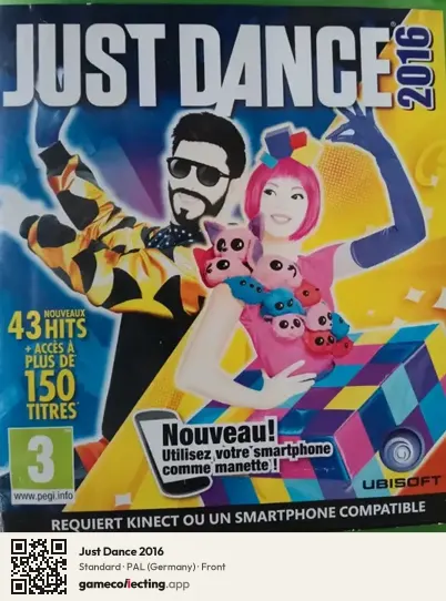 Just Dance 2016 Xbox One, Germany box front
