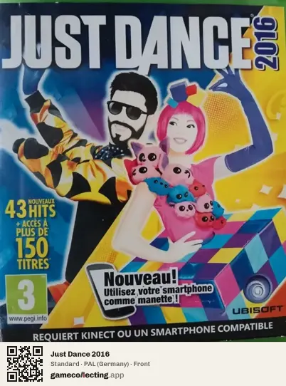Just Dance 2016 Xbox One, Germany box front