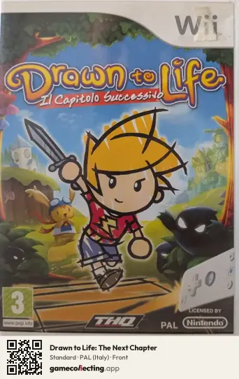 Drawn to Life: The Next Chapter Nintendo Wii, Italy box front