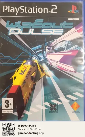 Wipeout Pulse PlayStation 2, PAL box front