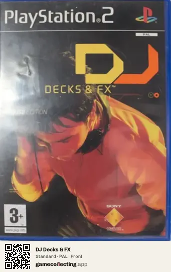 DJ Decks & FX PlayStation 2, PAL box front