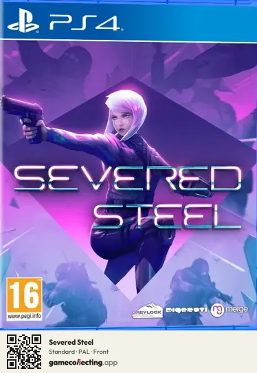 Severed Steel PlayStation 4, PAL box front
