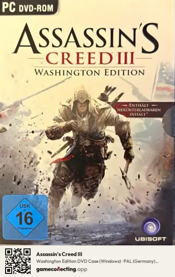Assassin's Creed III Computer, Germany box front
