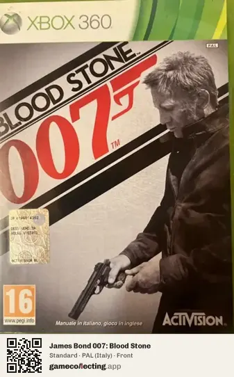 James Bond 007: Blood Stone Xbox 360, Italy box front