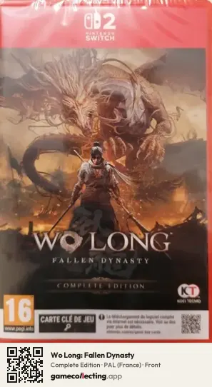 Wo Long: Fallen Dynasty Nintendo Switch 2, France box front