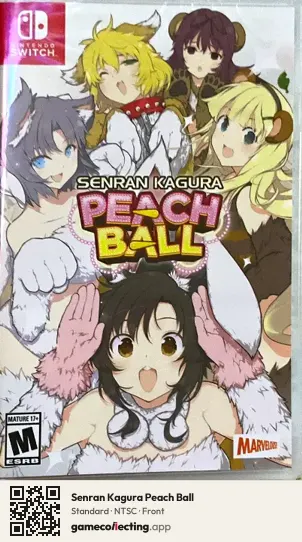 Senran Kagura Peach Ball Nintendo Switch, NTSC box front