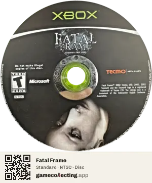 Fatal Frame Xbox, NTSC disc