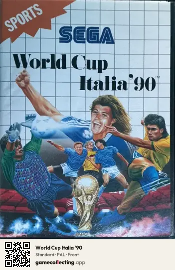 World Cup Italia '90 Sega Master System, PAL box front
