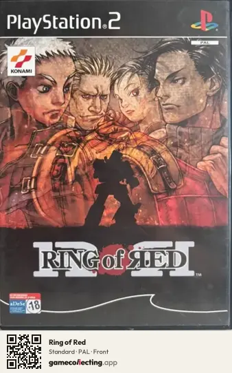 Ring of Red PlayStation 2, PAL box front