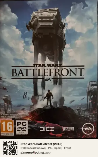Star Wars Battlefront (2015) Computer, Spain box front