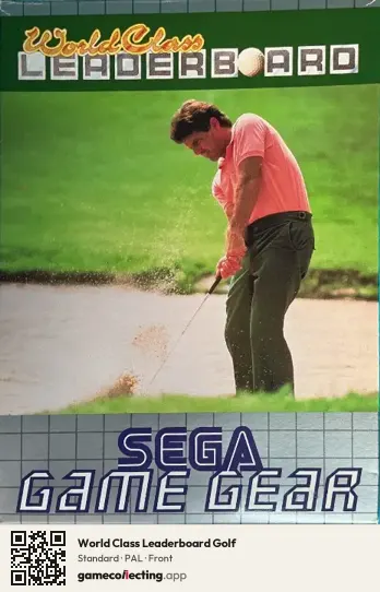 World Class Leaderboard Golf Sega Game Gear, PAL box front