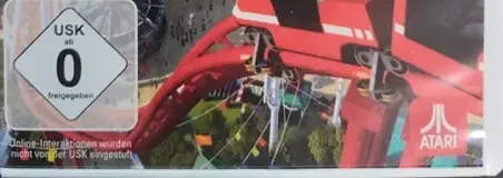 RollerCoaster Tycoon World, the USK square on its front