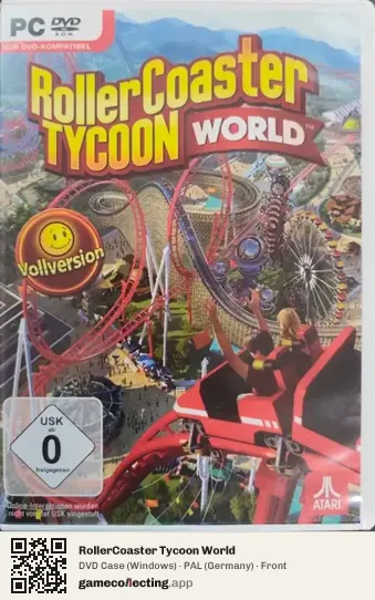 RollerCoaster Tycoon World Computer, Germany box front