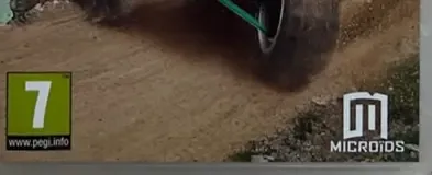 ATV Drift & Tricks, the PEGI square on its front