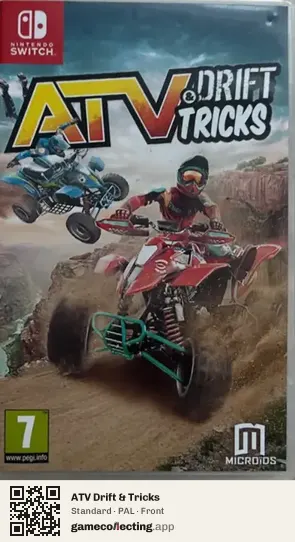 ATV Drift & Tricks Nintendo Switch, PAL box front