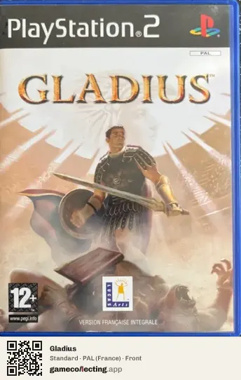 Gladius PlayStation 2, France box front
