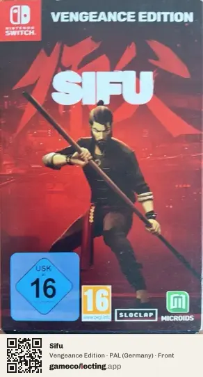 Sifu Nintendo Switch, Germany box front