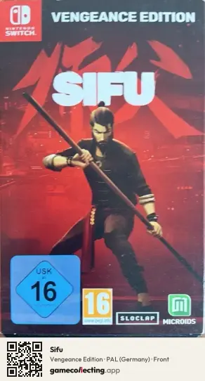 Sifu Nintendo Switch, Germany box front