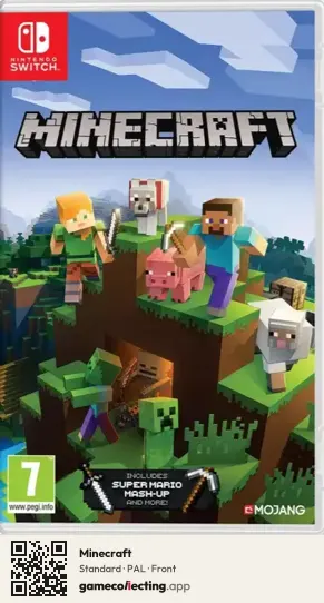 Minecraft Nintendo Switch, PAL box front