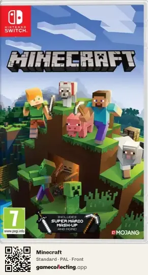 Minecraft Nintendo Switch, PAL box front