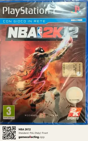 NBA 2K12 PlayStation 2, Italy box front