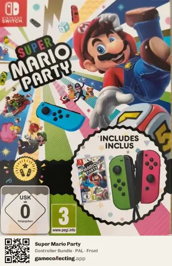 Super Mario Party Nintendo Switch, PAL box front