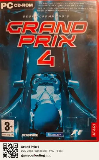 Grand Prix 4 Computer, PAL box front