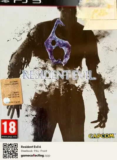 Resident Evil 6 PlayStation 3, PAL box front