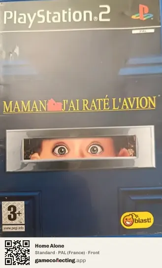 Home Alone PlayStation 2, France box front