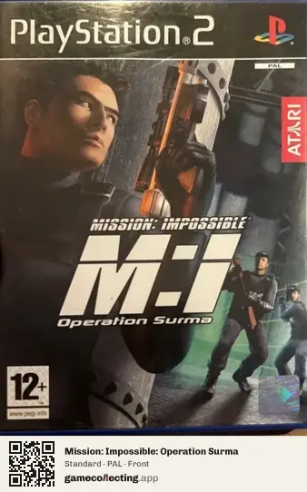Mission: Impossible: Operation Surma PlayStation 2, PAL box front