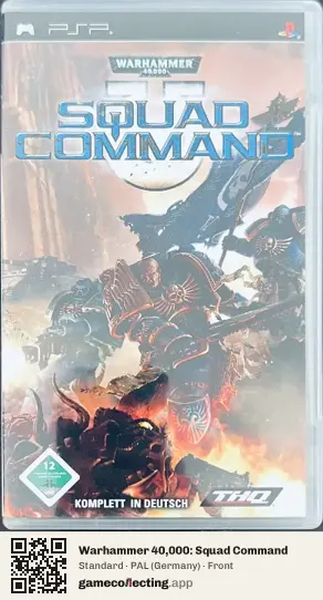 Warhammer 40,000: Squad Command PlayStation Portable, Germany box front