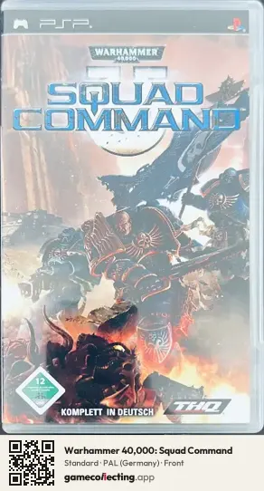 Warhammer 40,000: Squad Command PlayStation Portable, Germany box front