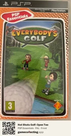 Hot Shots Golf: Open Tee PlayStation Portable, PAL box front