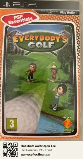Hot Shots Golf: Open Tee PlayStation Portable, PAL box front