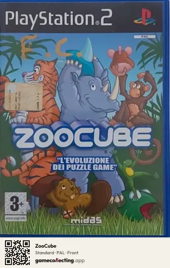 ZooCube PlayStation 2, PAL box front