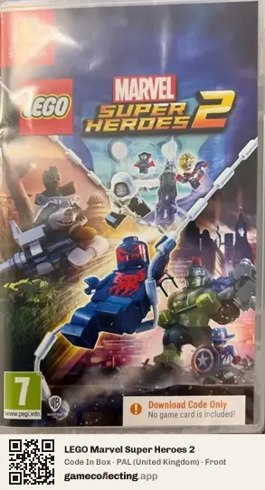 LEGO Marvel Super Heroes 2 Nintendo Switch, United Kingdom box front