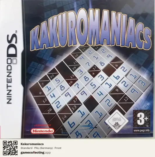 Kakuromaniacs Nintendo DS, Germany box front