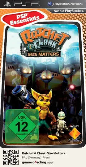 Ratchet & Clank: Size Matters PlayStation Portable, Germany box front