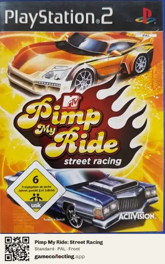 Pimp My Ride: Street Racing PlayStation 2, PAL box front